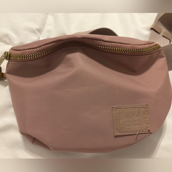 Herschel Fanny Pack - Pink Rose Belt Bag Full Zip - Picture 2 of 11